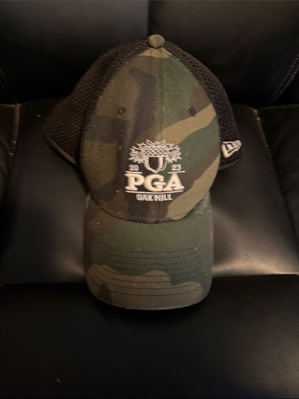 New Era 39THIRTY camo Stretch-Fit Cap pga oak hill 2023